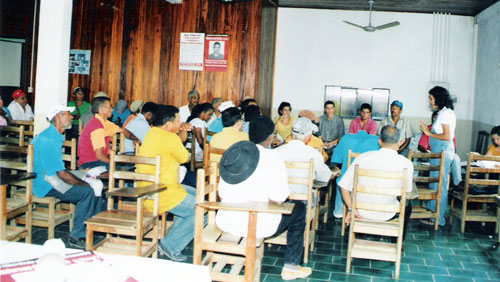 Reunião em Jaru do CODEVISE - Comitê de Defesa das Vítimas de Santa Elina