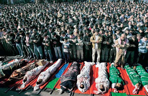 Mais de 1300 palestinos foram assassinados