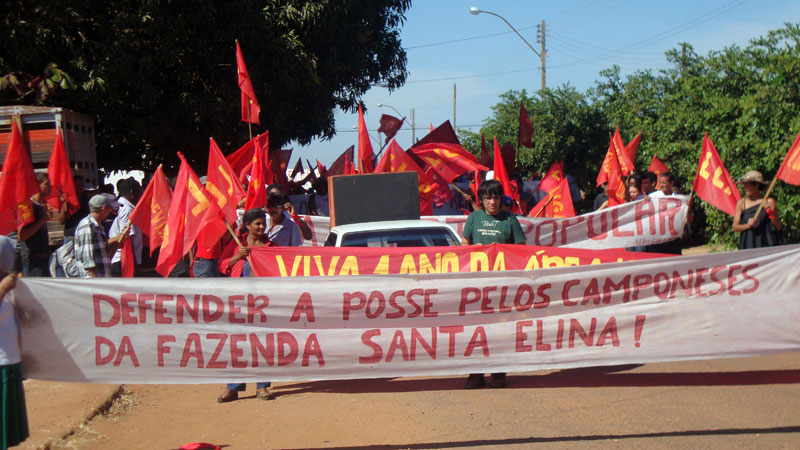manifestação em Corumbiara – 2011