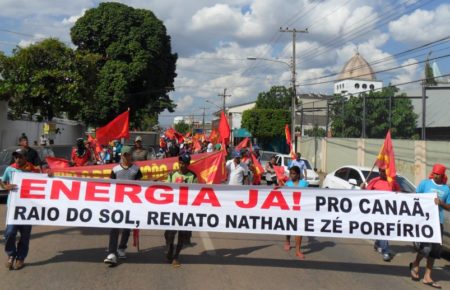 Manifestação nas ruas de Porto Velho - 8 de agosto de 2013