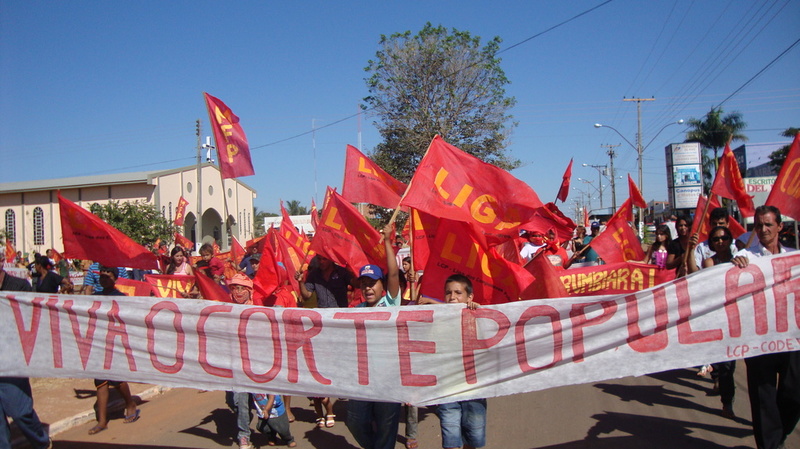 Manifestação em Corumbiara ­ 2010
