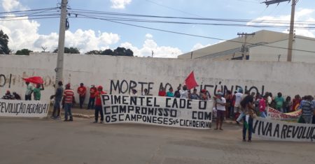 Governo Pimentel-PT é denunciado por cumplicidade com os latifundiários