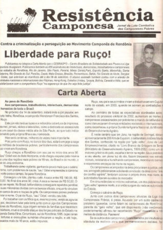Jornal Resitência Camponesa - edição nº 13