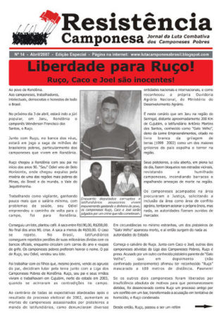 Jornal Resitência Camponesa - edição nº 14