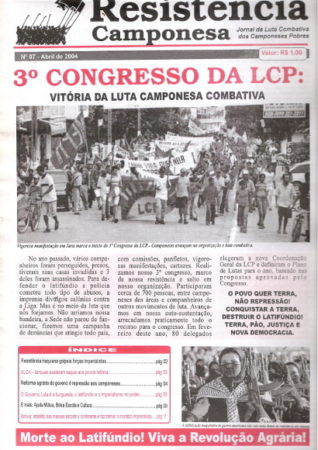 Jornal Resitência Camponesa - edição nº 7