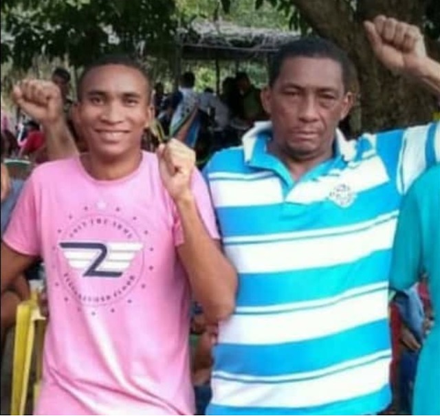 Wanderson de Jesus Rodrigues Fernandes (a esquerda) e seu pai, Celino Fernandes (a direita)/Foto: Fóruns e Redes de Cidadania do Maranhão